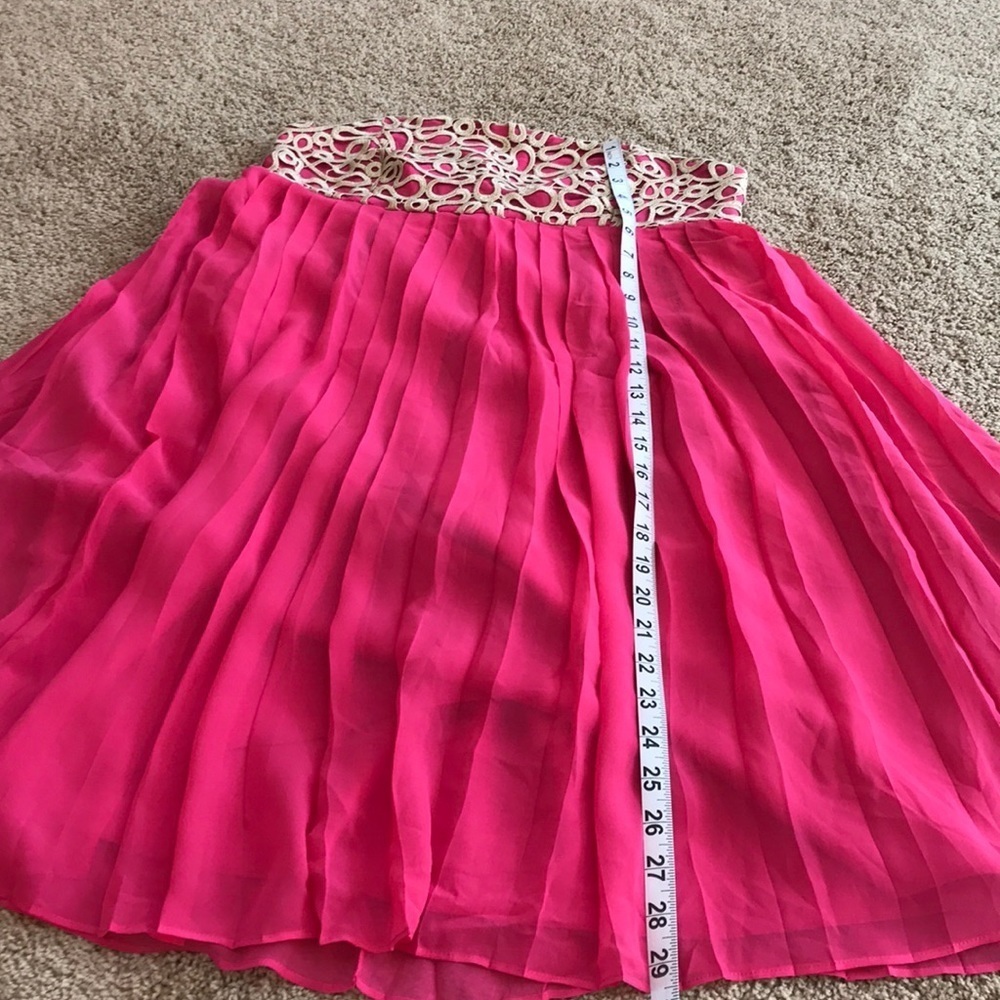 LILLY PULITZER Size 6 pink jillie strapless dress - Picture 7 of 7